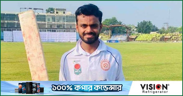 লাইভ : সেঞ্চুরি মিস করলেন অঙ্কন, ফলোঅন এড়ানোর লড়াই